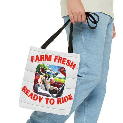 Farm Fresh and Ready to Ride - Tote Bag