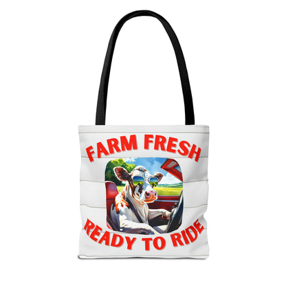 Farm Fresh and Ready to Ride - Tote Bag