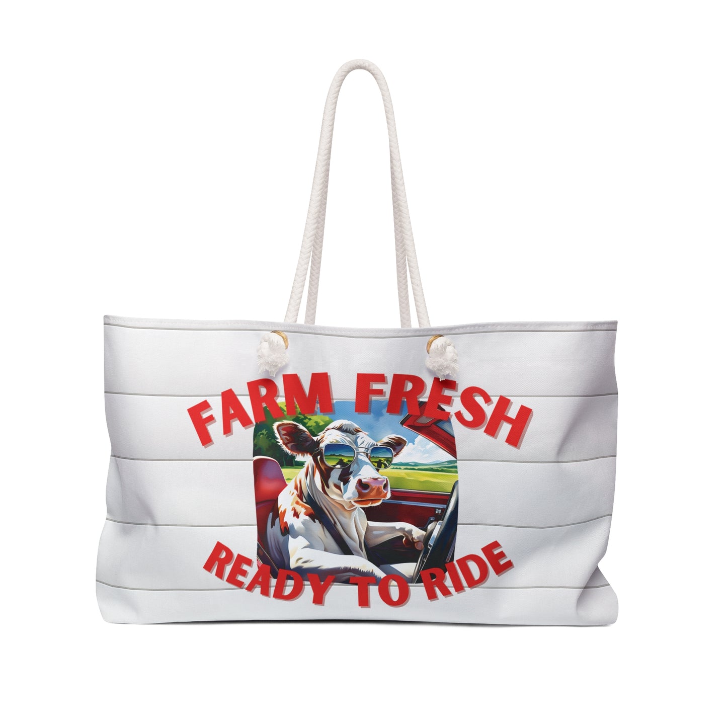 Farm Fresh and Ready to Ride - Weekender Bag