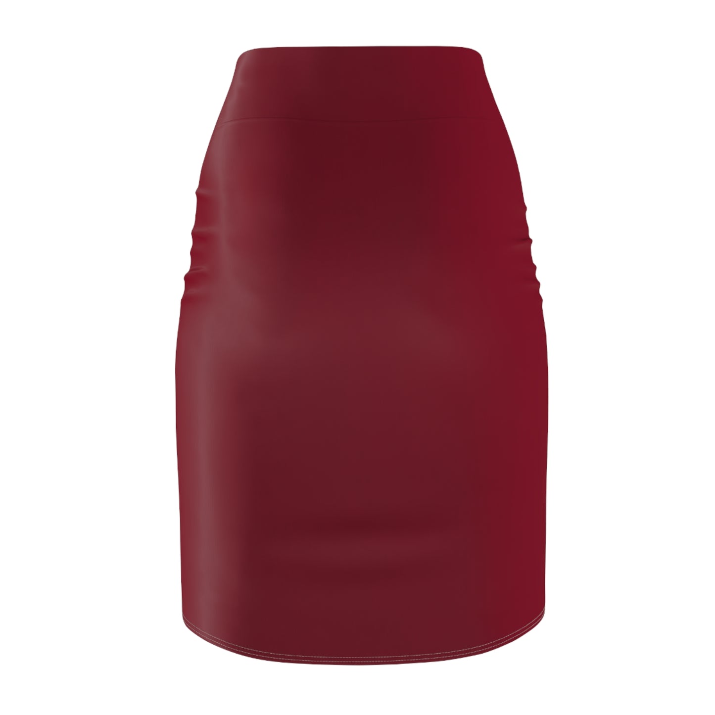 Burgundy Pencil Skirt