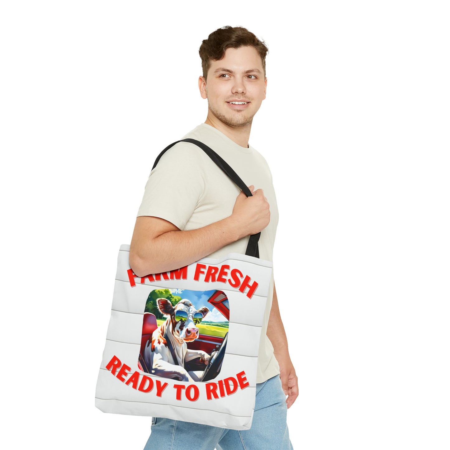 Farm Fresh and Ready to Ride - Tote Bag