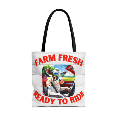 Farm Fresh and Ready to Ride - Tote Bag