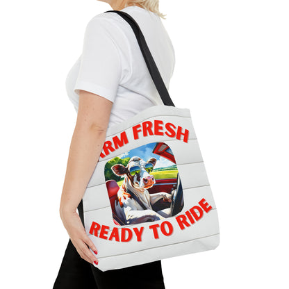 Farm Fresh and Ready to Ride - Tote Bag